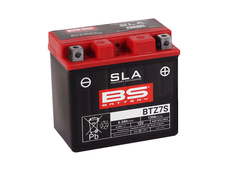BS BATTERIES BTZ7S SLA (WC) Factory Activated Battery click to zoom image