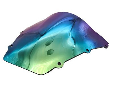AIRBLADE Screen Triumph T955FI Daytona 01-03 Iridium Double Bubble