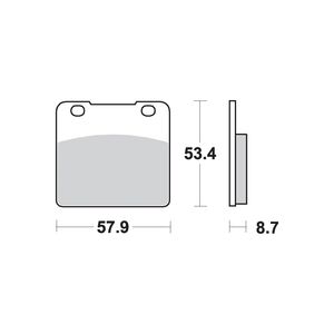 AP RACING Sinter Disc Pad Front #177SF click to zoom image