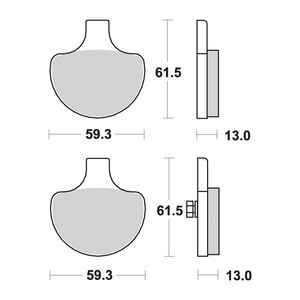 AP RACING SF Supersport Sinter Front Disc Pads #179SF click to zoom image