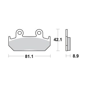 AP RACING SF Supersport Sinter Front Disc Pads #193SF click to zoom image