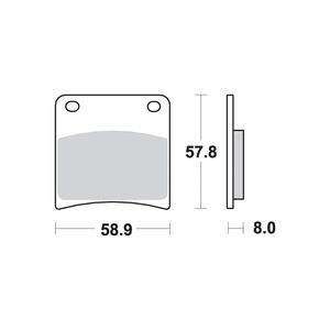 AP RACING SF Supersport Sinter Front Disc Pads #220SF click to zoom image