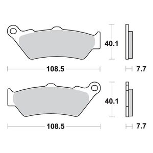 AP RACING SF Supersport Sinter Front Disc Pads #274SF click to zoom image