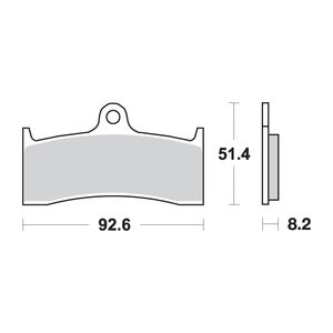 AP RACING Sinter Disc Pad Front #276SF click to zoom image