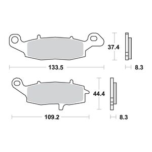 AP RACING Sinter Disc Pad Front #305SF click to zoom image