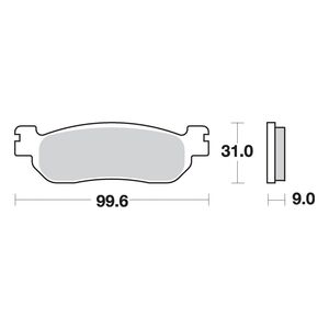 AP RACING SR Supersport Sinter Rear Disc Pads #328SR click to zoom image