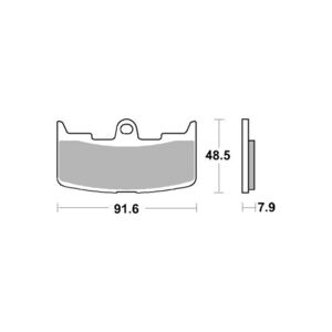 AP RACING SF Supersport Sinter Front Disc Pads #395SF click to zoom image