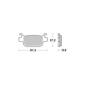 AP RACING Disc Pad Sinter Scooter #432 click to zoom image