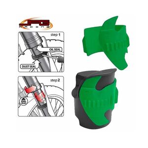 BIKE IT Green Fork Seal Saver Scraper 