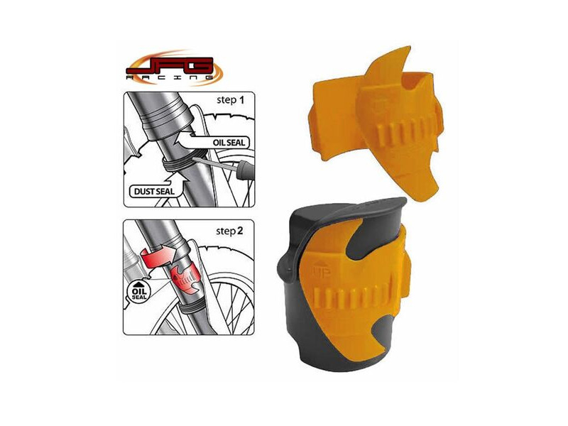 BIKE IT Orange Fork Seal Saver Scraper click to zoom image