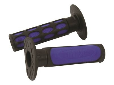 BIKE IT 2-Tone MX Grips Blue / Black