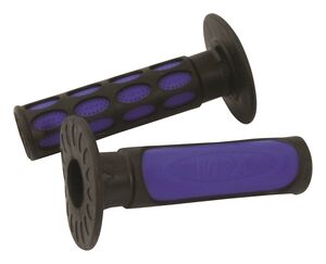 BIKE IT 2-Tone MX Grips Blue / Black 