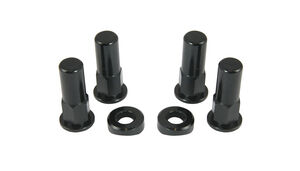 BIKE IT Black Rim Lock Nut Kit 