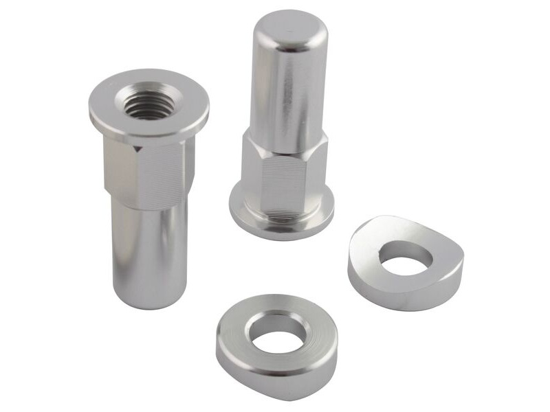 BIKE IT Silver Rim Lock Nut Kit click to zoom image