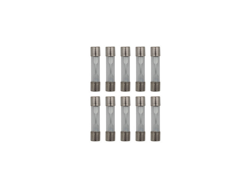 BIKE IT 10amp 30mm Pack Of 10 Glass Fuses click to zoom image