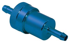 BIKE IT Original Anodised Blue 6mm Fuel Filter 