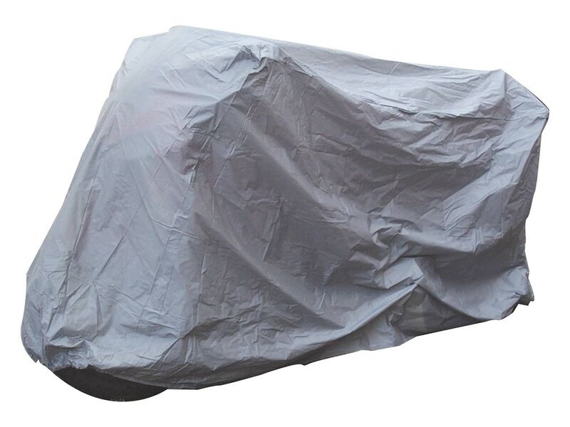 BIKE IT Standard Rain Cover - Grey - Medium Fits Up To 600cc click to zoom image