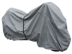 BIKE IT Premium Rain Cover - Grey - Medium Fits Up To 600cc 