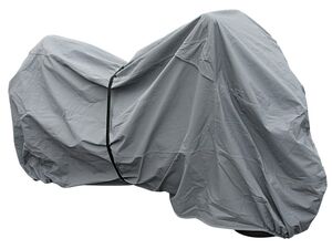 BIKE IT Premium Rain Cover - Grey - Large Fits 750-1000cc click to zoom image