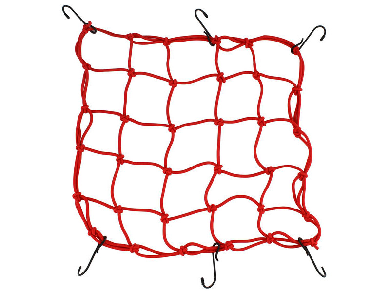 BIKE IT Luggage Cargo Net Extra Large Red click to zoom image