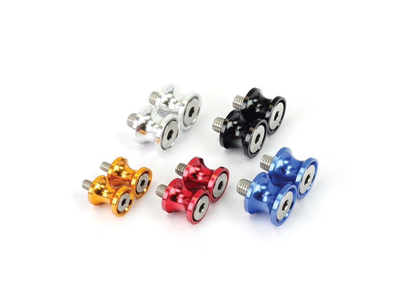 BIKE IT Gold 10mm 1.5 Pitch Paddock Stand Bobbins click to zoom image