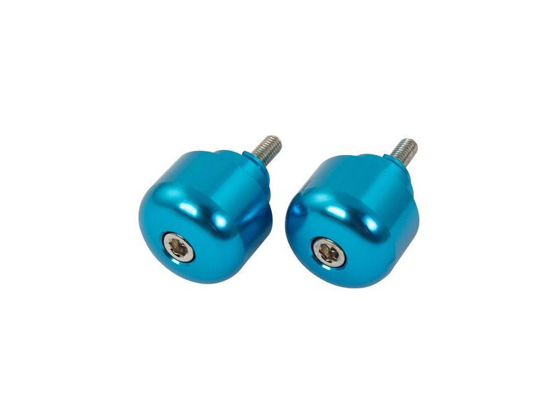 BIKE IT Alloy Honda Blue Bar End Weights click to zoom image