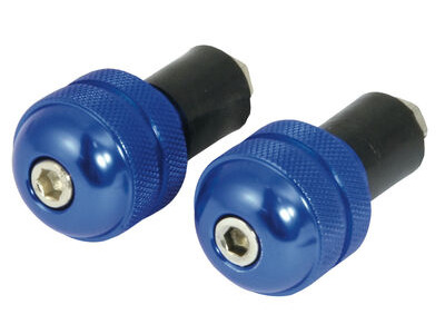 BIKE IT Blue 13mm Round Bar End Weights