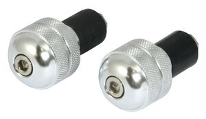 BIKE IT Chrome 13mm Round Bar End Weights 