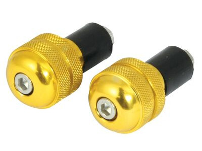 BIKE IT Gold 13mm Round Bar End Weights