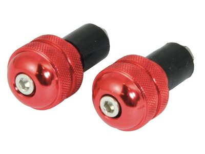 BIKE IT Red 13mm Round Bar End Weights