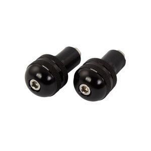 BIKE IT Black 18mm Round Bar End Weights 