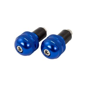 BIKE IT Blue 18mm Round Bar End Weights 