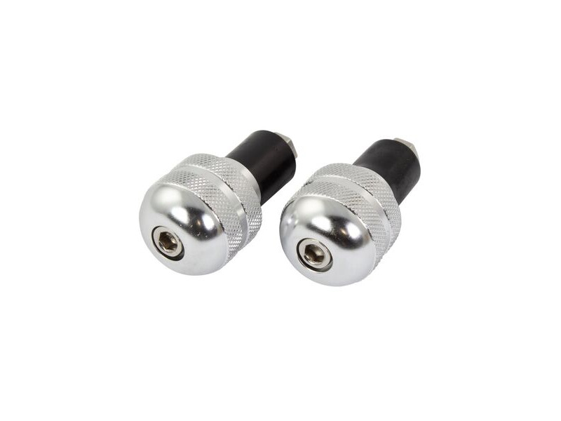 BIKE IT Chrome 18mm Round Bar End Weights click to zoom image