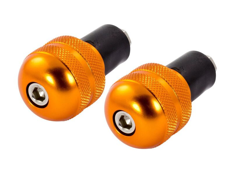 BIKE IT Gold 18mm Round Bar End Weights click to zoom image