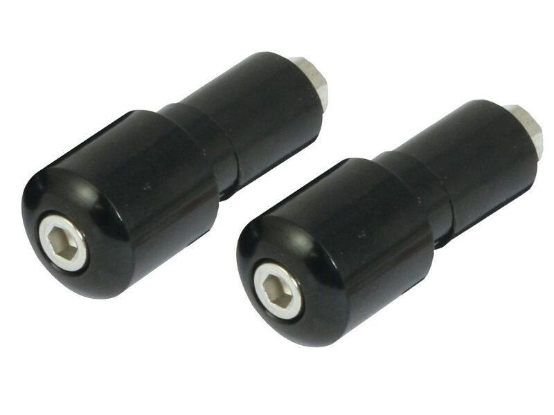 BIKE IT Black 13mm Slim Bar End Weights click to zoom image