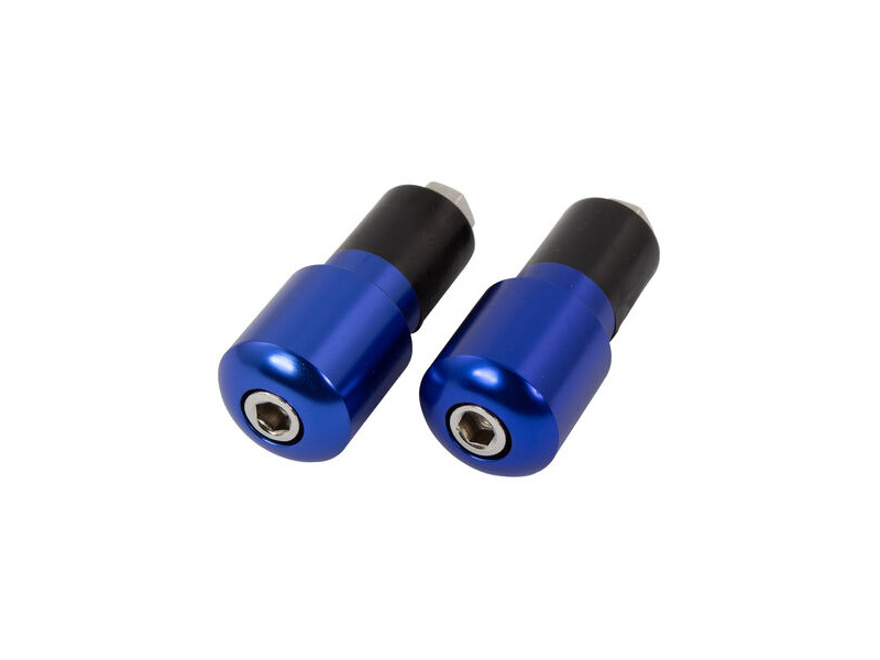 BIKE IT Blue 18mm Slim Bar End Weights click to zoom image