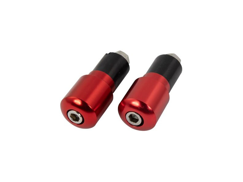 BIKE IT Red 18mm Slim Bar End Weights click to zoom image