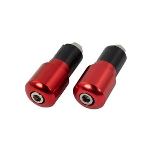 BIKE IT Red 18mm Slim Bar End Weights 