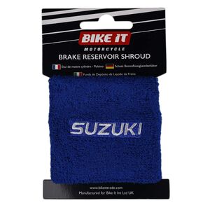 BIKE IT Brake Reservoir Protector Shroud Blue Suzuki click to zoom image