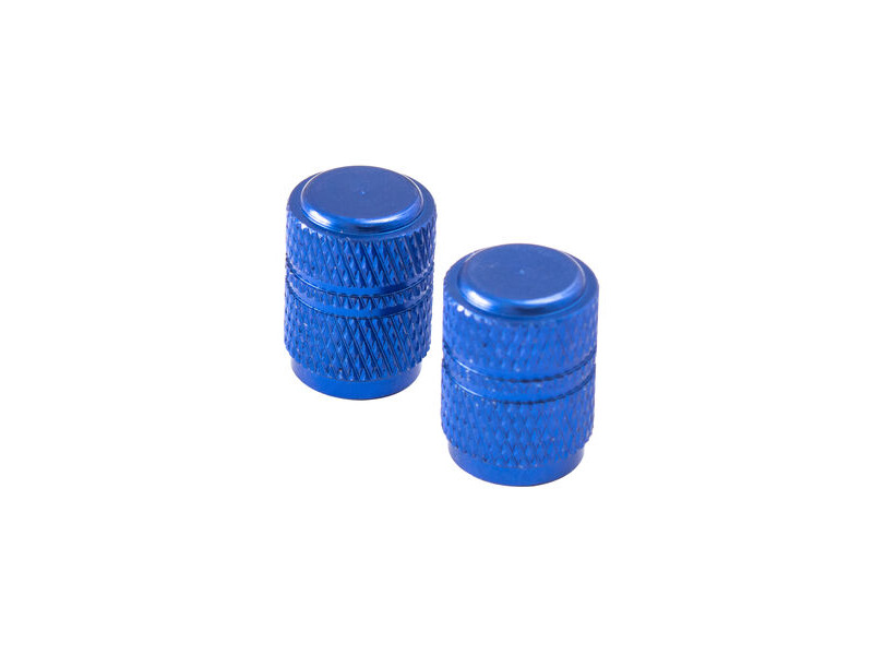 BIKE IT Round Valve Caps - Blue click to zoom image