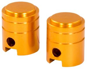 BIKE IT Small Piston Valve Caps - Gold 