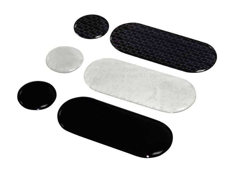 BIKE IT Black Spots And Stripes Protection Pack Of 24 click to zoom image