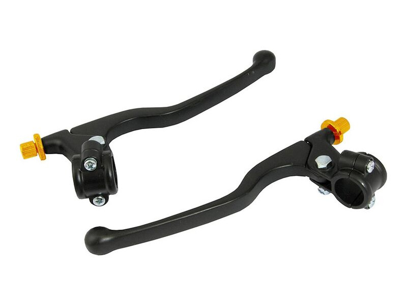 BIKE IT Lever Assembly Universal Long Black Pair (Without Mirror Boss) click to zoom image