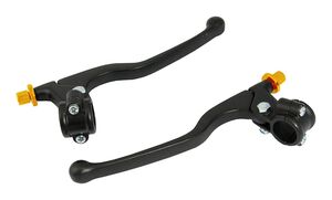 BIKE IT Lever Assembly Universal Long Black Pair (Without Mirror Boss) click to zoom image