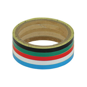 BIKE IT Pack Of 5 7mm Reflective Wheel / Body Stripes - Mixed Colours 