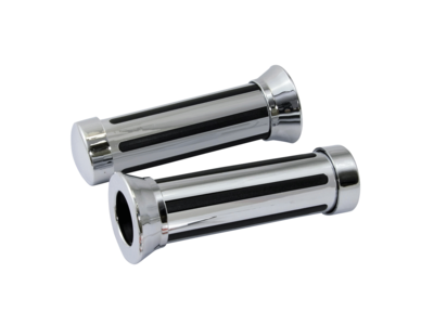 BIKE IT Grips Rail Type Plain Chrome 22mm