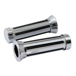 BIKE IT Grips Rail Type Plain Chrome 25mm 