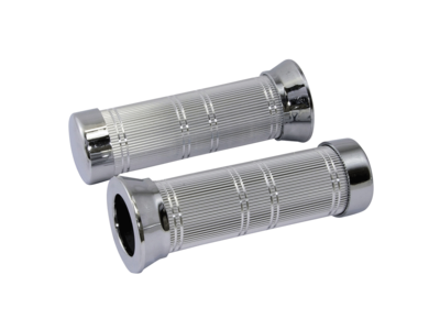 BIKE IT Grips Classic Knurled Chrome 22mm