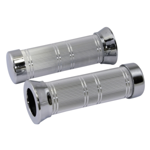 BIKE IT Grips Classic Knurled Chrome 22mm 