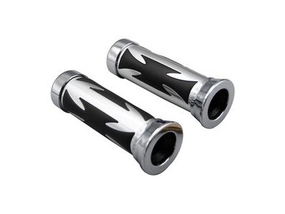 BIKE IT Grips Chrome Chopper Cushion 22mm